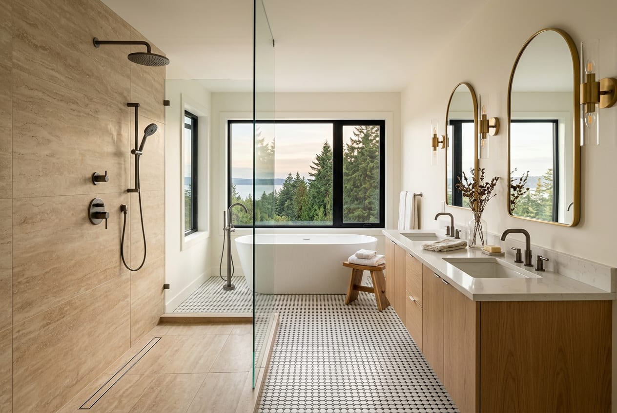 Valdez Bathroom Remodeling Corp, bathroom remodeling in Everett, completed project 1
