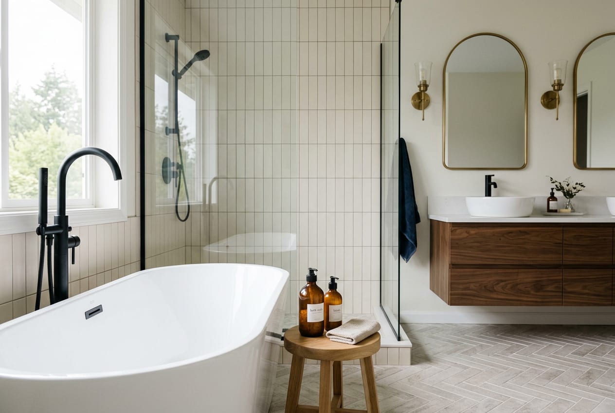 Valdez Bathroom Remodeling Corp, bathroom remodeling in Everett, completed project 3